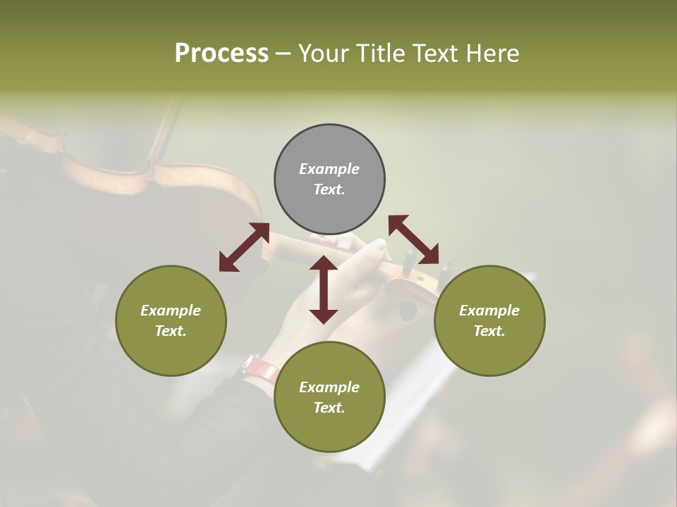 Women Instrument Player PowerPoint Template