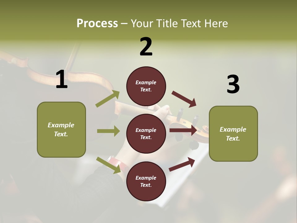 Women Instrument Player PowerPoint Template