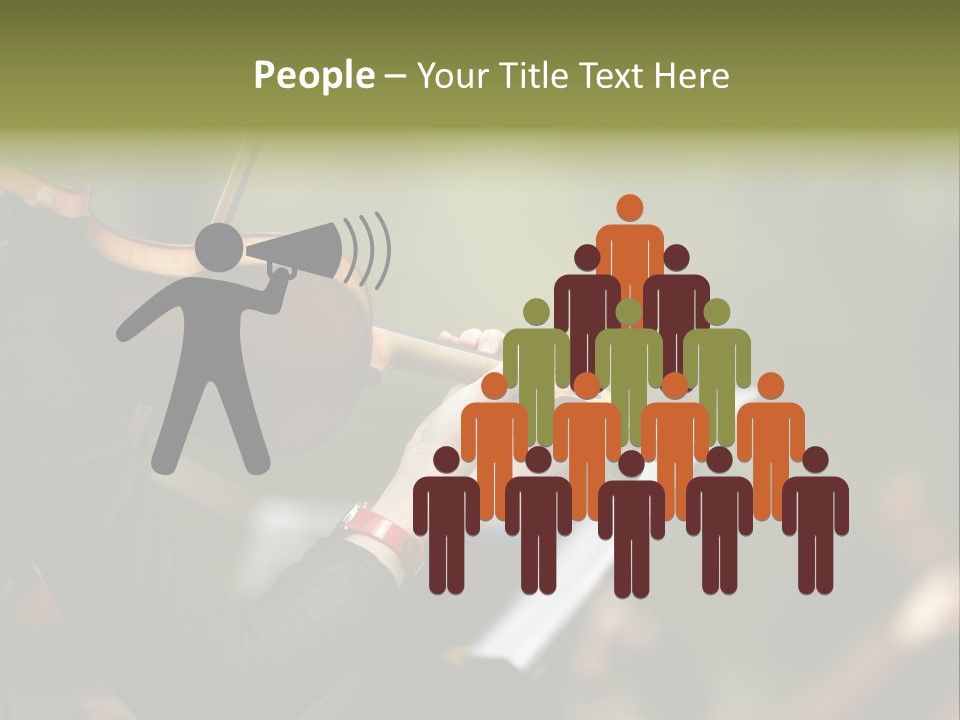 Women Instrument Player PowerPoint Template