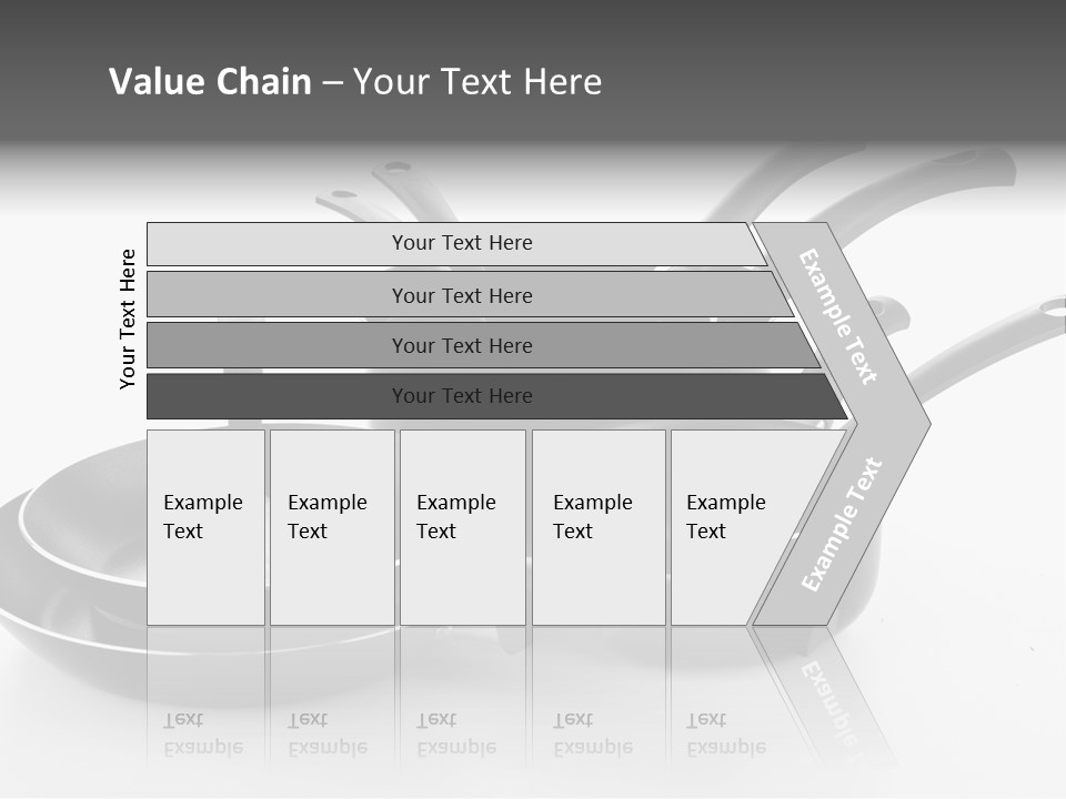 Isolated Cooking Pot Spoon PowerPoint Template