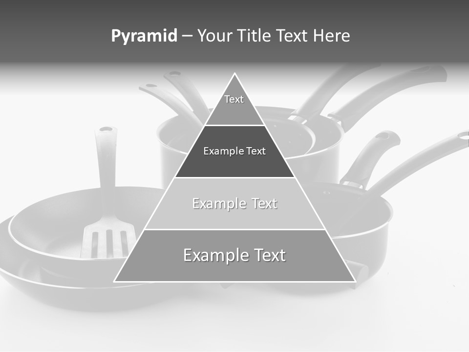 Isolated Cooking Pot Spoon PowerPoint Template