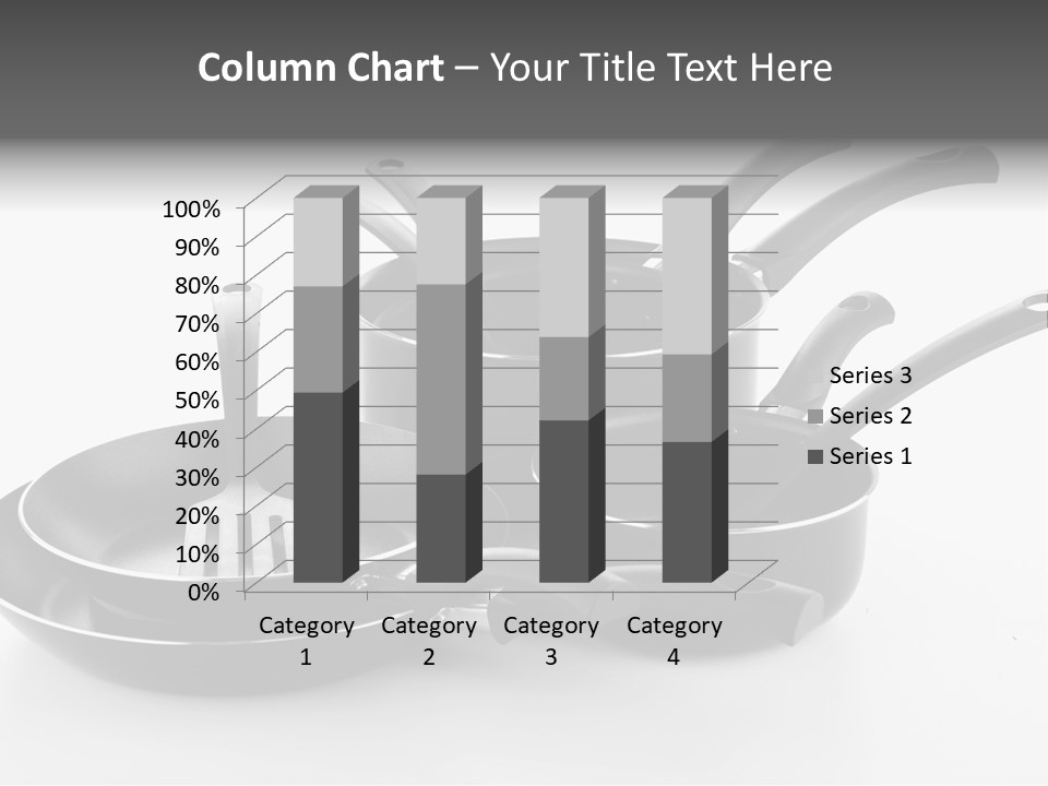 Isolated Cooking Pot Spoon PowerPoint Template
