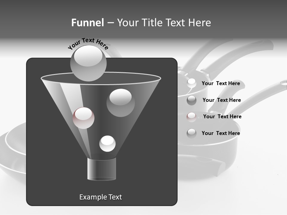 Isolated Cooking Pot Spoon PowerPoint Template
