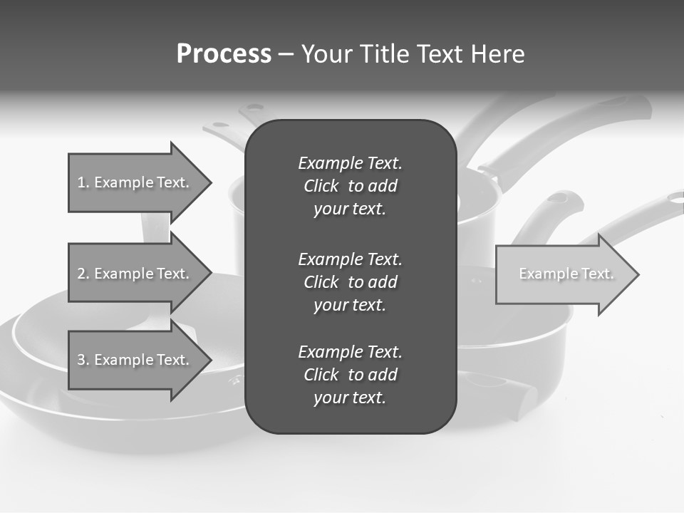 Isolated Cooking Pot Spoon PowerPoint Template