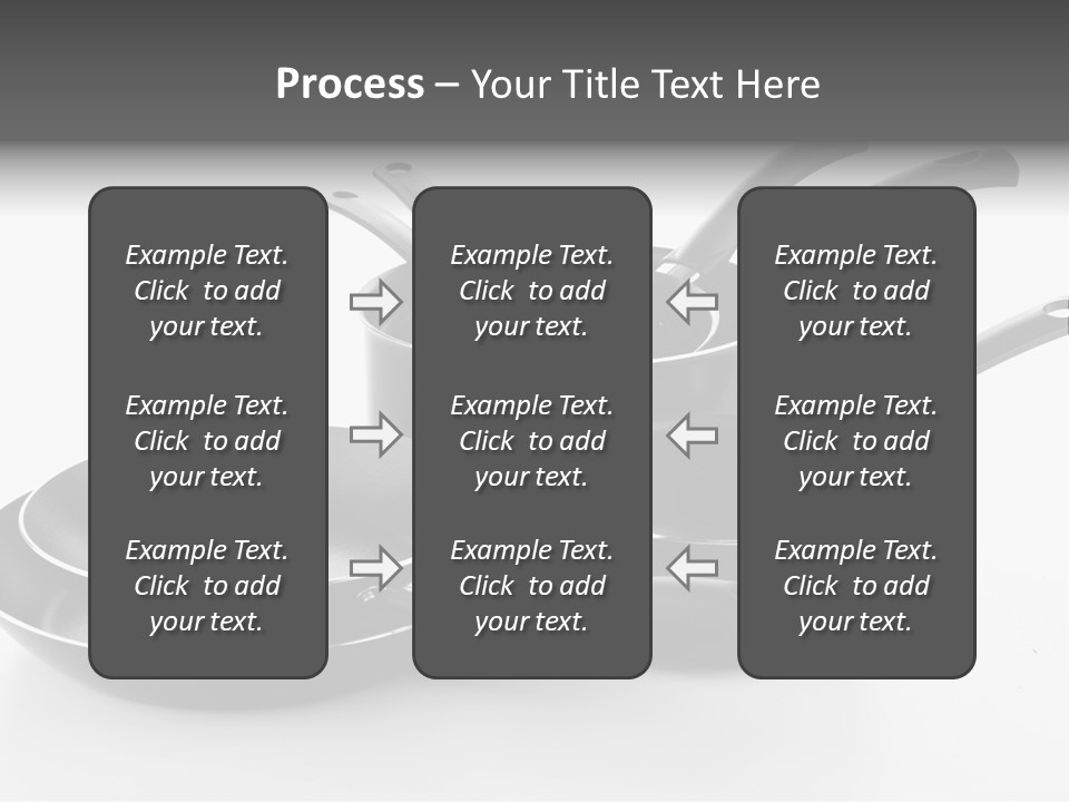 Isolated Cooking Pot Spoon PowerPoint Template