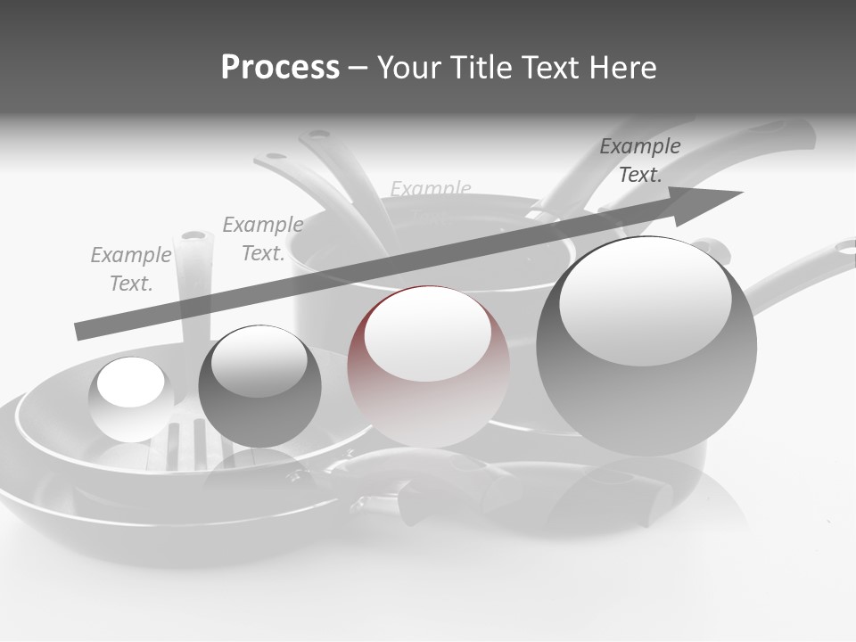 Isolated Cooking Pot Spoon PowerPoint Template