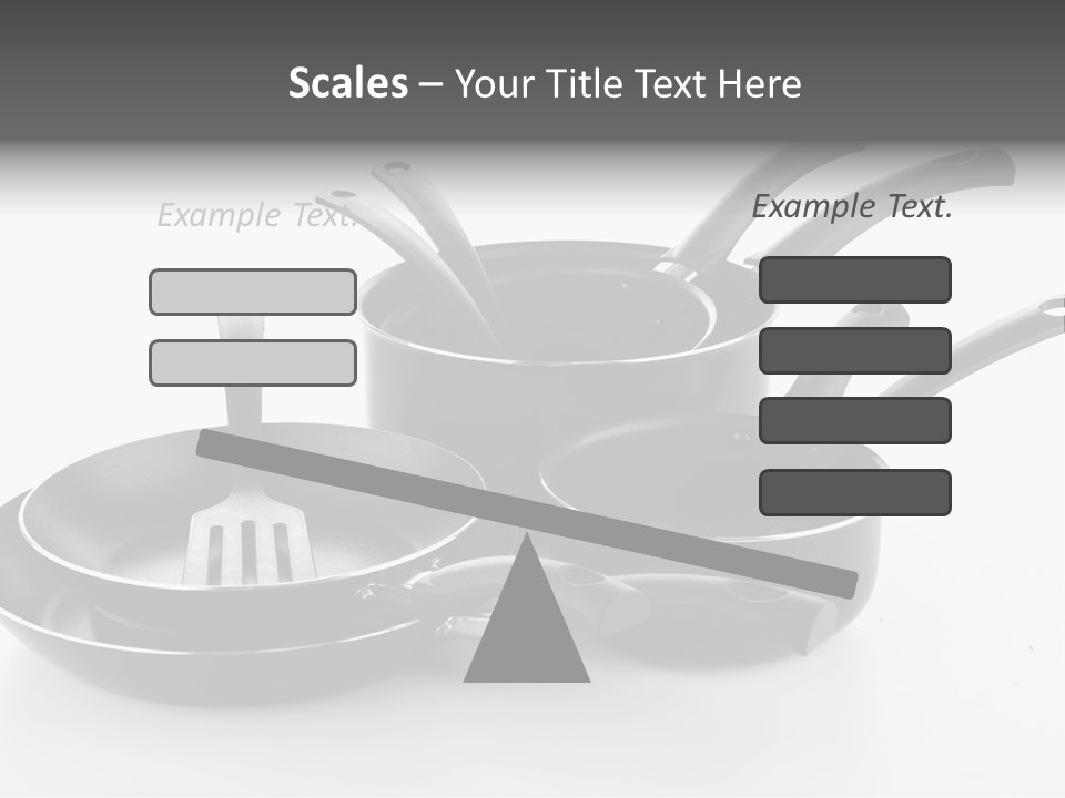 Isolated Cooking Pot Spoon PowerPoint Template