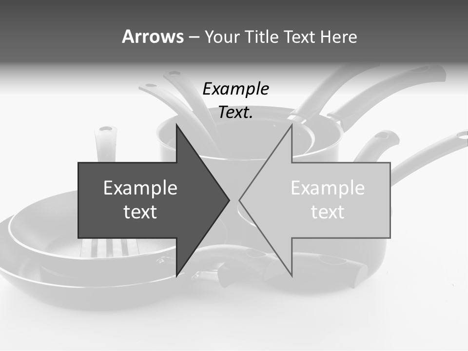 Isolated Cooking Pot Spoon PowerPoint Template