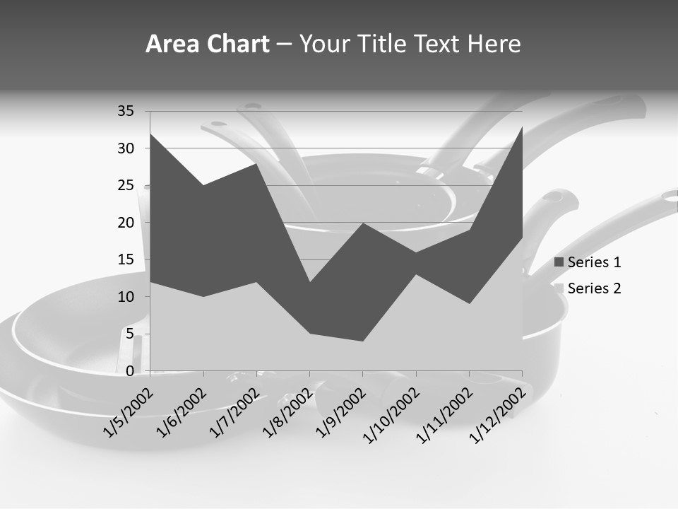 Isolated Cooking Pot Spoon PowerPoint Template
