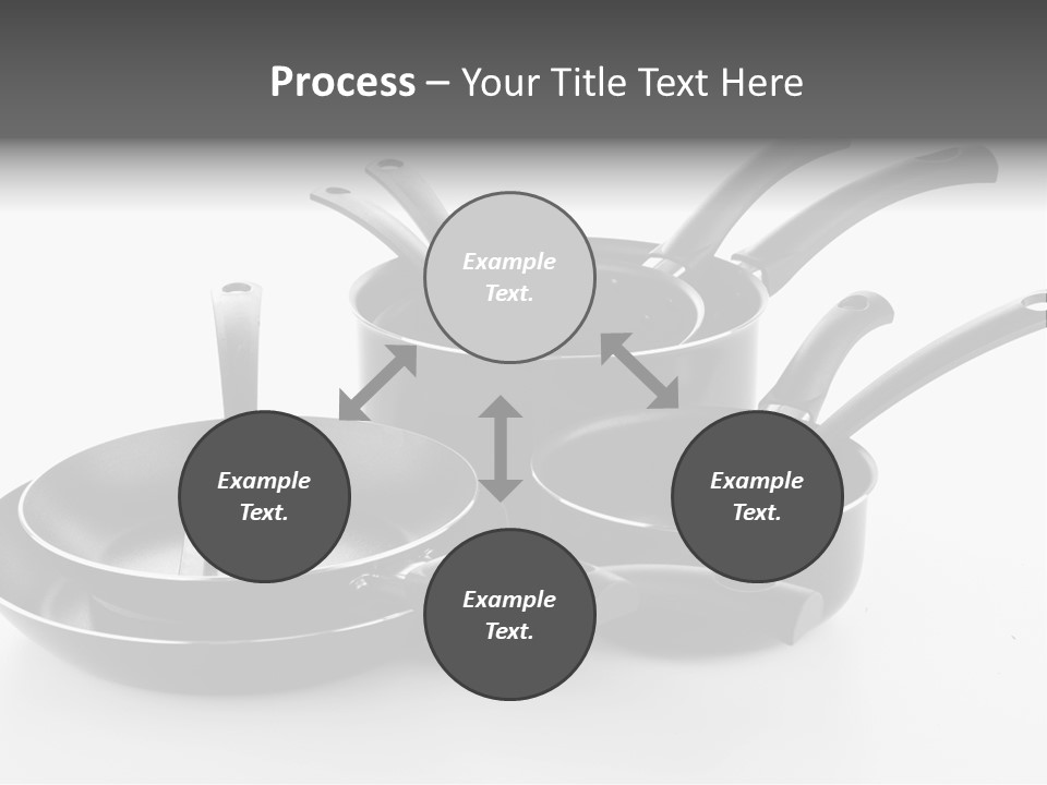 Isolated Cooking Pot Spoon PowerPoint Template