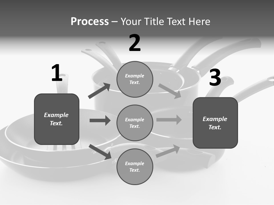 Isolated Cooking Pot Spoon PowerPoint Template