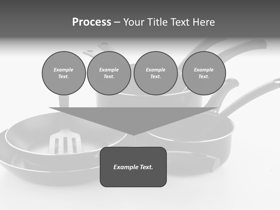 Isolated Cooking Pot Spoon PowerPoint Template
