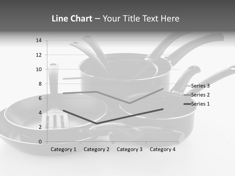 Isolated Cooking Pot Spoon PowerPoint Template
