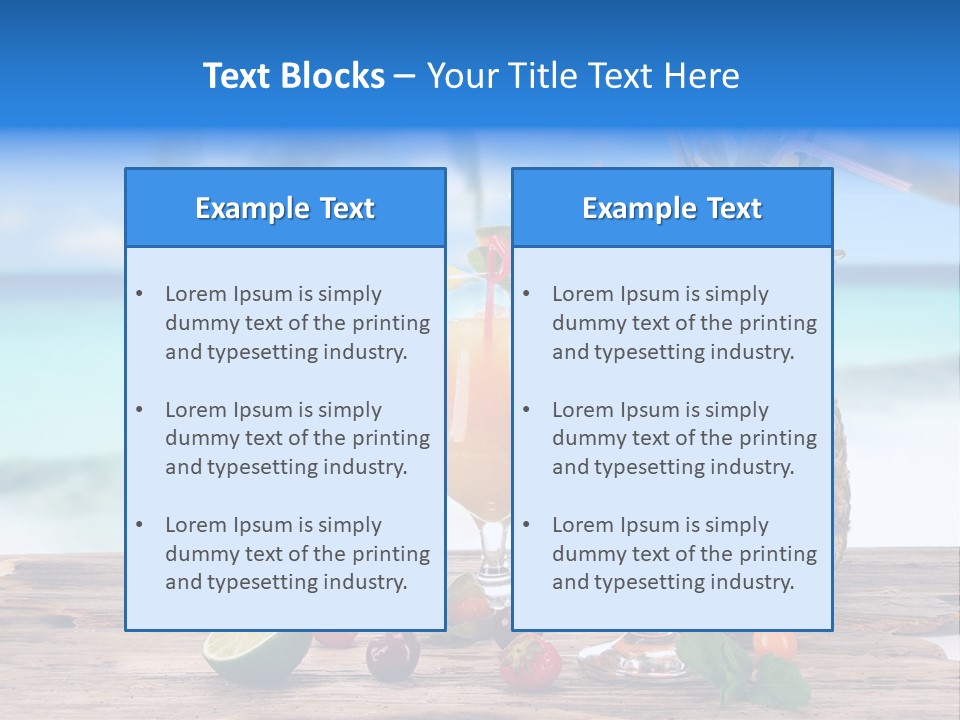 Citrus Closeup Isolated PowerPoint Template