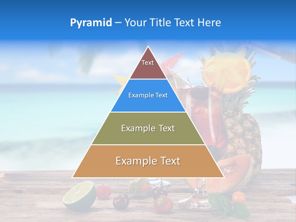 Citrus Closeup Isolated PowerPoint Template