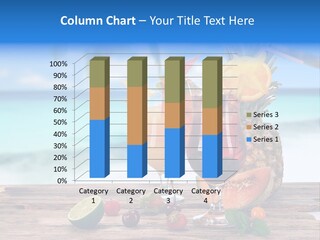 Citrus Closeup Isolated PowerPoint Template