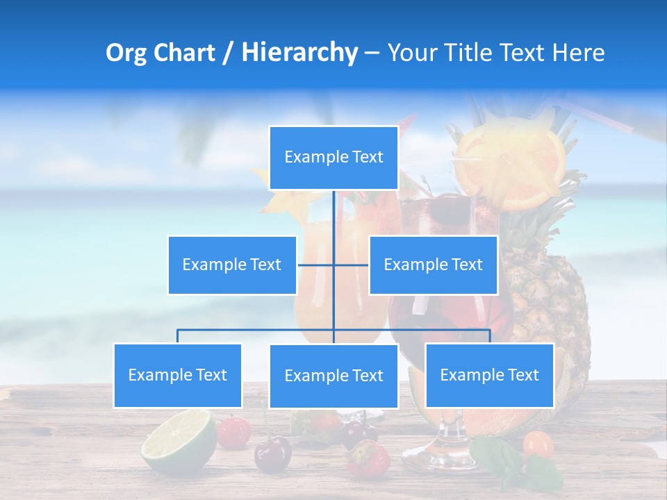 Citrus Closeup Isolated PowerPoint Template