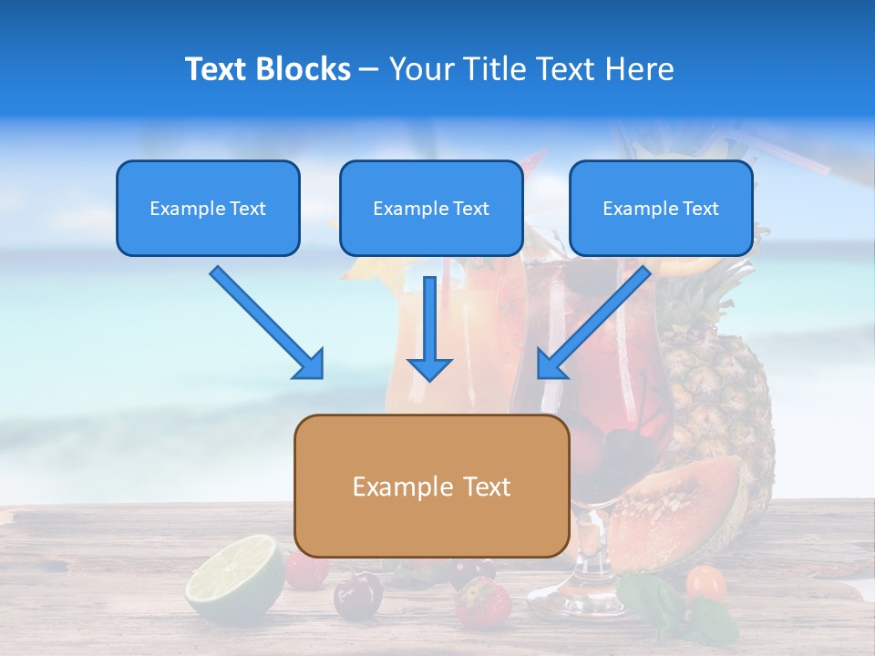 Citrus Closeup Isolated PowerPoint Template