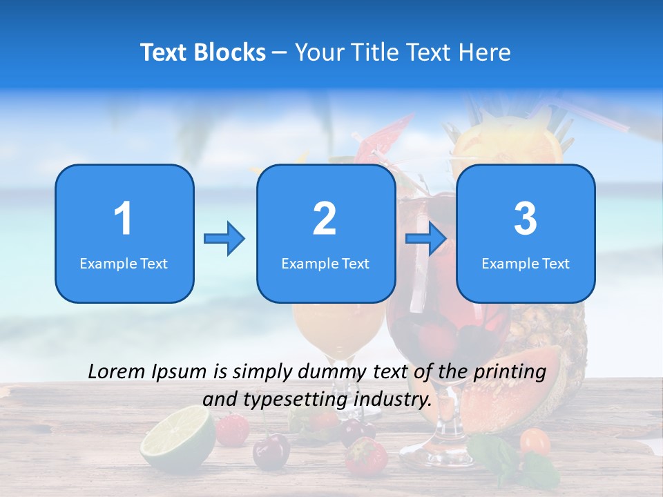 Citrus Closeup Isolated PowerPoint Template