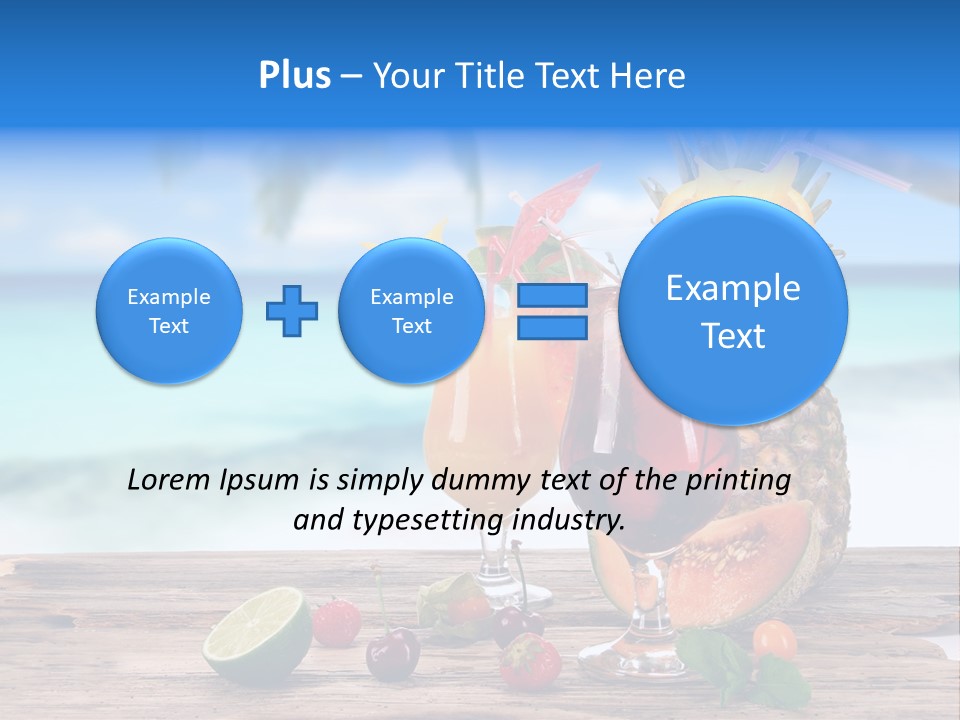 Citrus Closeup Isolated PowerPoint Template