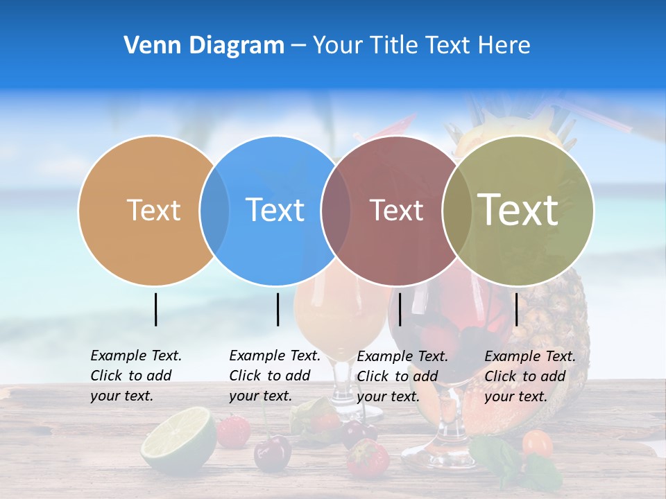 Citrus Closeup Isolated PowerPoint Template