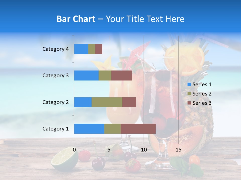 Citrus Closeup Isolated PowerPoint Template