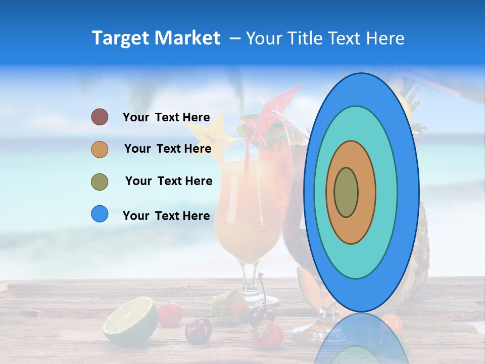 Citrus Closeup Isolated PowerPoint Template