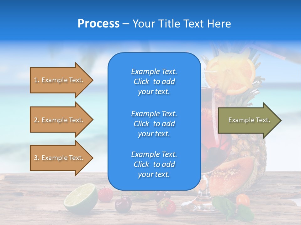 Citrus Closeup Isolated PowerPoint Template
