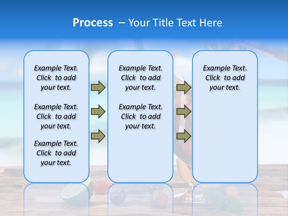 Citrus Closeup Isolated PowerPoint Template