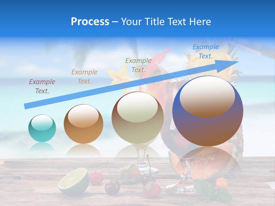 Citrus Closeup Isolated PowerPoint Template