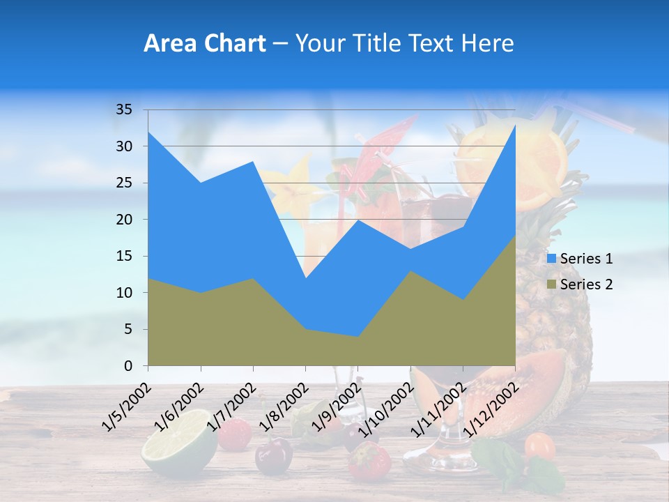 Citrus Closeup Isolated PowerPoint Template
