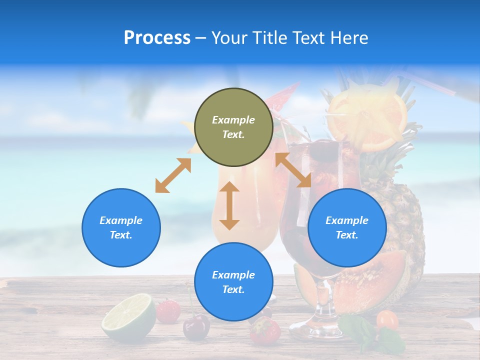 Citrus Closeup Isolated PowerPoint Template