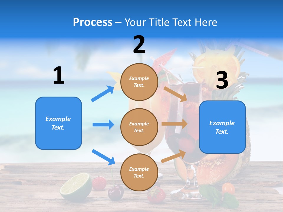 Citrus Closeup Isolated PowerPoint Template