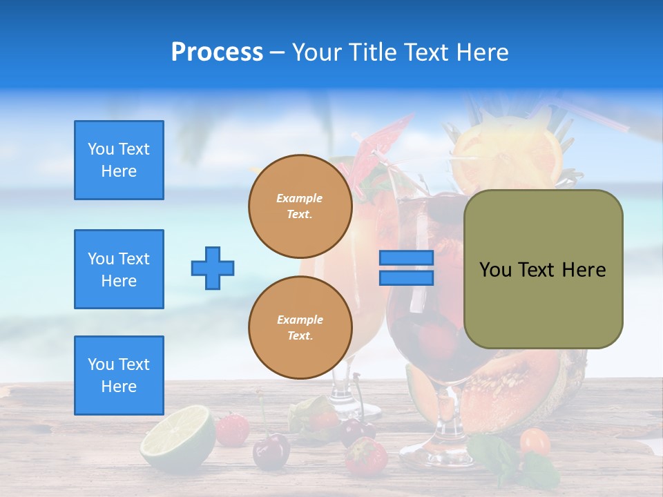Citrus Closeup Isolated PowerPoint Template