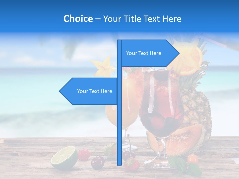 Citrus Closeup Isolated PowerPoint Template