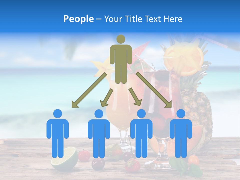 Citrus Closeup Isolated PowerPoint Template