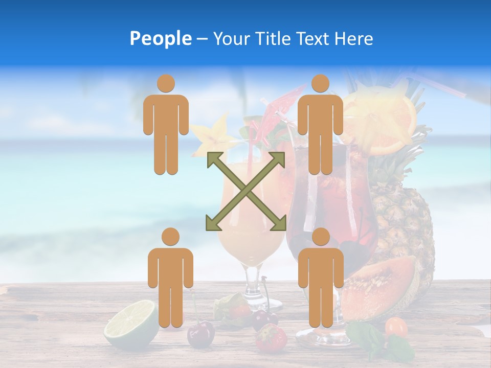 Citrus Closeup Isolated PowerPoint Template