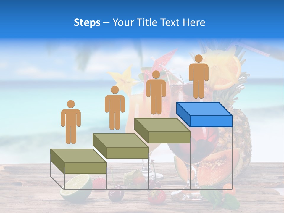 Citrus Closeup Isolated PowerPoint Template