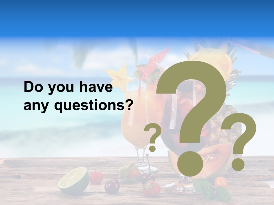 Citrus Closeup Isolated PowerPoint Template