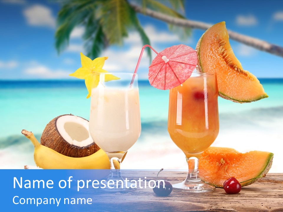 Sea Cool Cuban PowerPoint Template