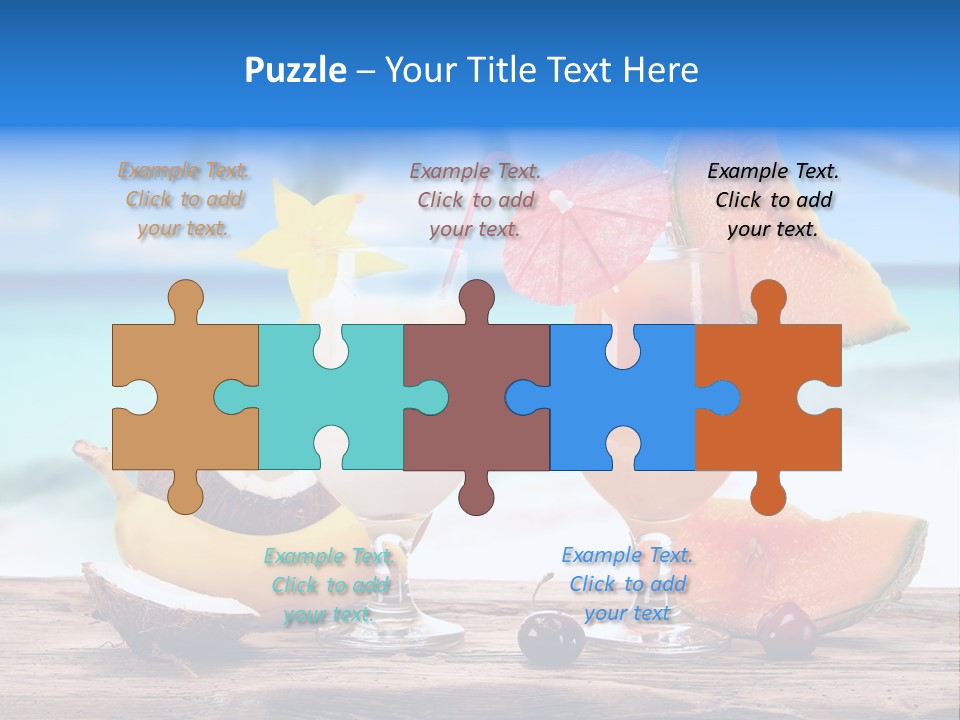 Sea Cool Cuban PowerPoint Template