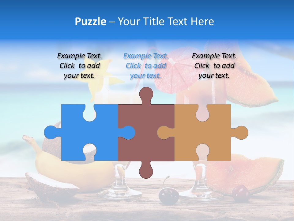 Sea Cool Cuban PowerPoint Template