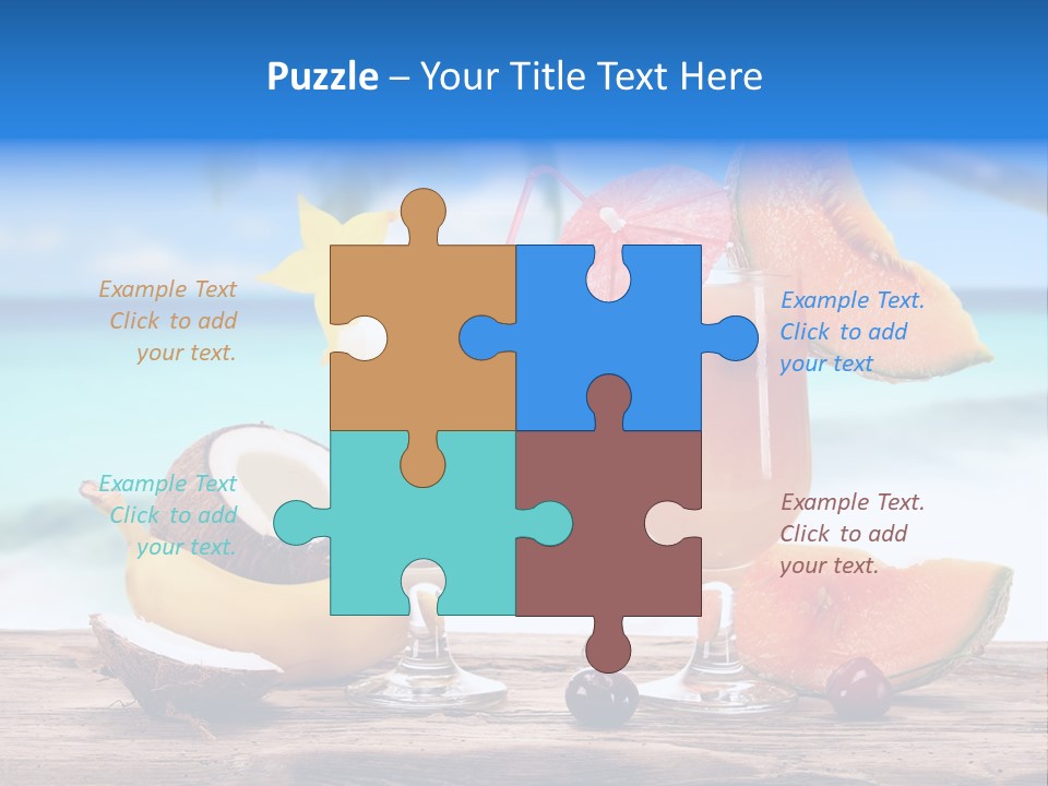 Sea Cool Cuban PowerPoint Template