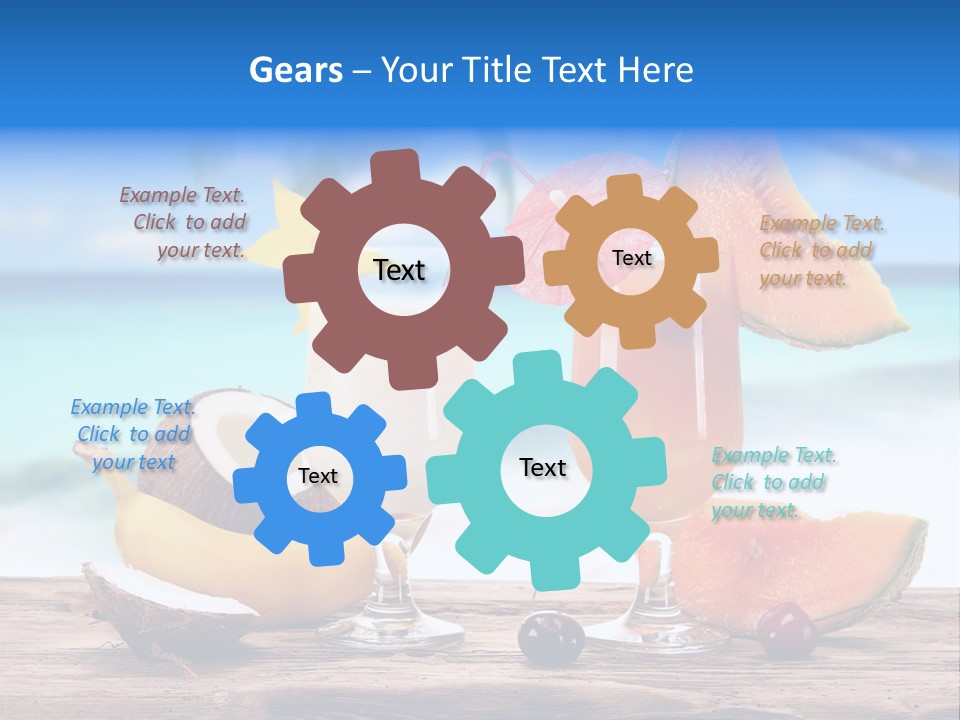 Sea Cool Cuban PowerPoint Template