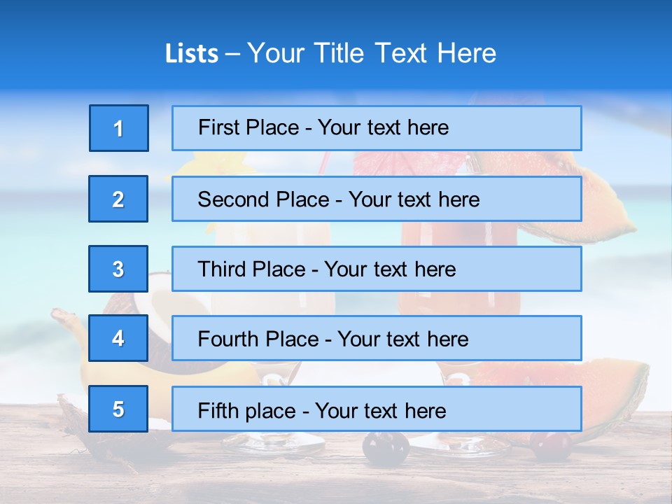 Sea Cool Cuban PowerPoint Template