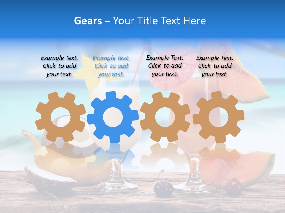 Sea Cool Cuban PowerPoint Template