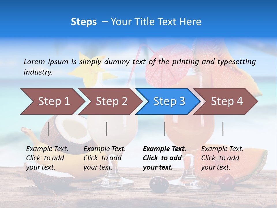 Sea Cool Cuban PowerPoint Template