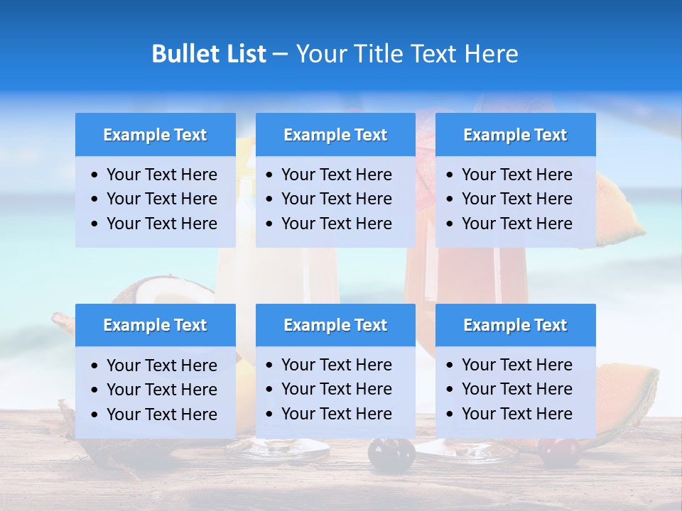 Sea Cool Cuban PowerPoint Template