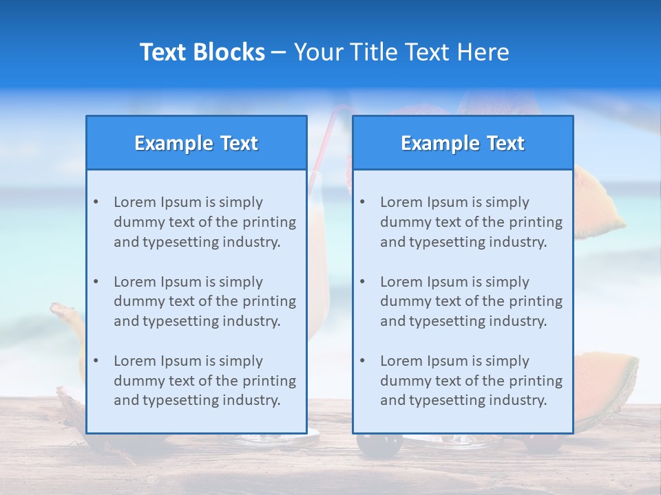 Sea Cool Cuban PowerPoint Template