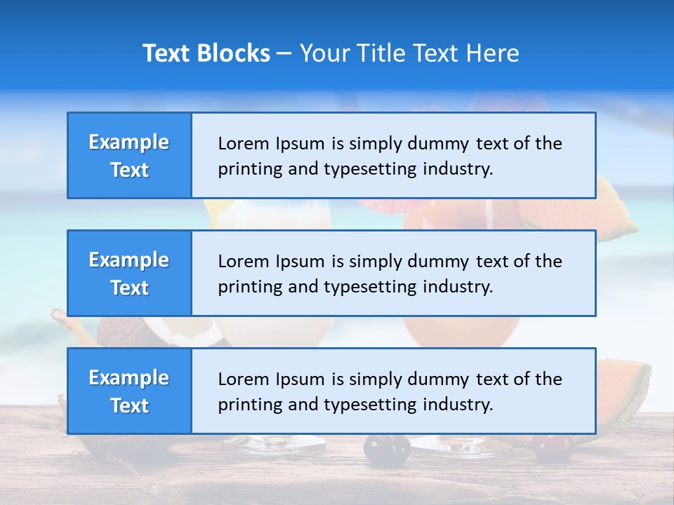 Sea Cool Cuban PowerPoint Template